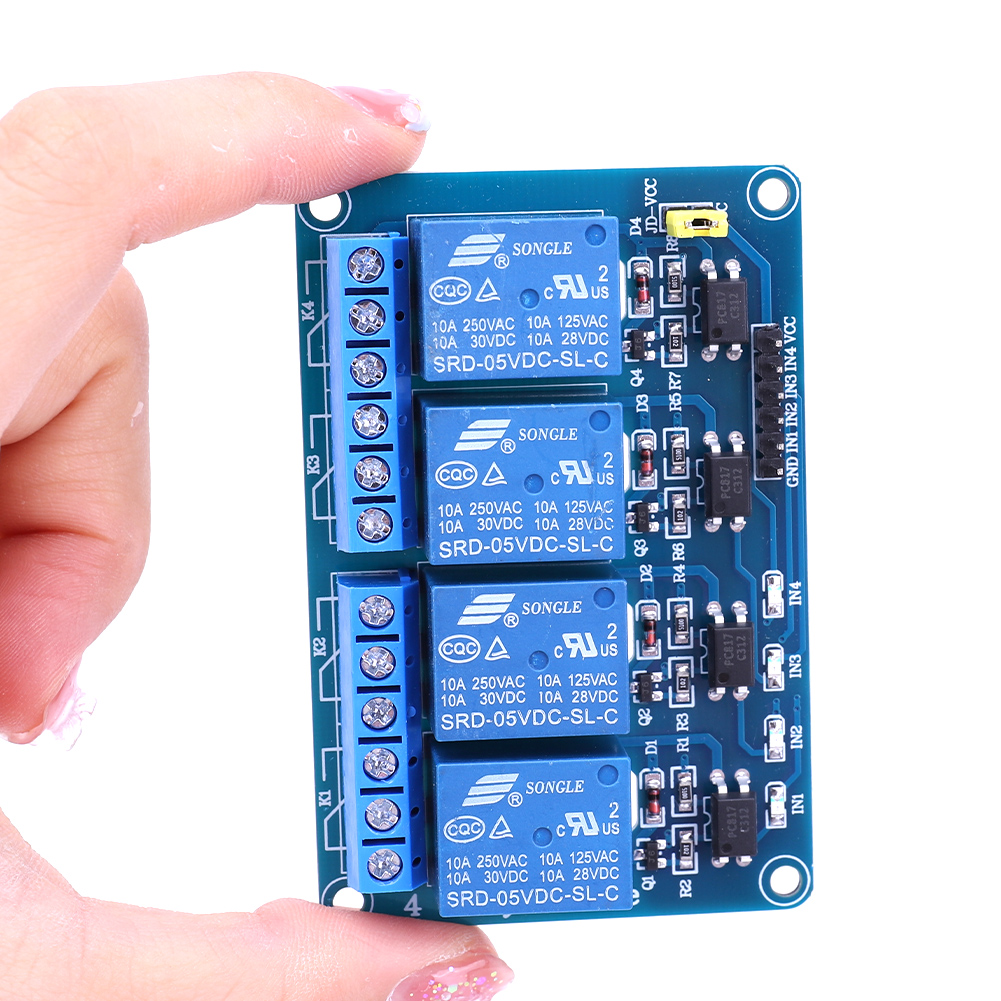 Relay Module 4 Channel - Carte relais 4 canaux 5V 12V