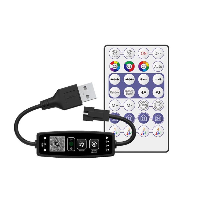 Ws2812B Strip 5V - Contrôleur LED de musique Bluetooth WS2812B,