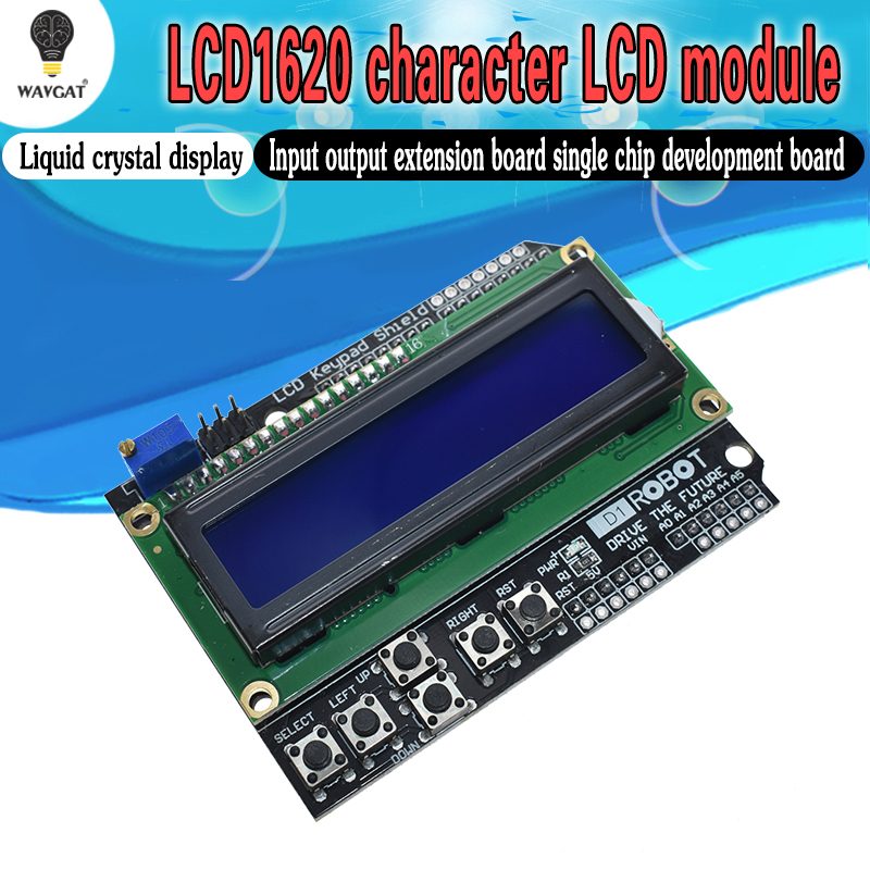 Lcd 1602 - Bouclier de clavier LCD LCD1602, Module