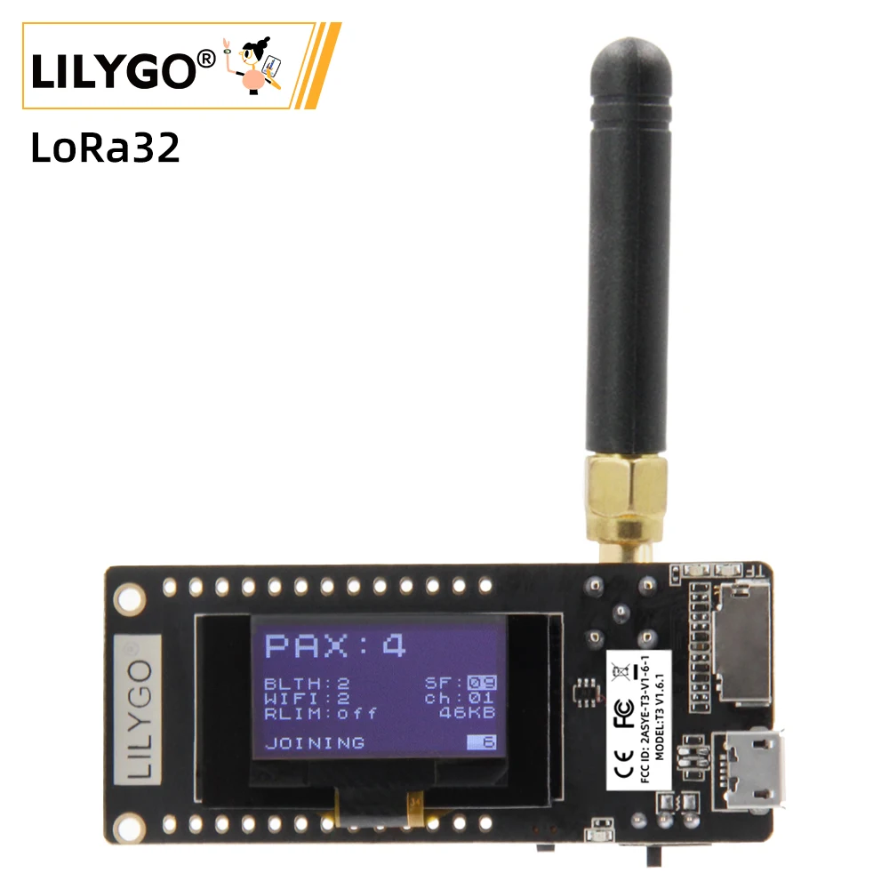 Oled Display 0.96 - LILYGO ® TTGO LoRa32 V2.1_1.6 Version