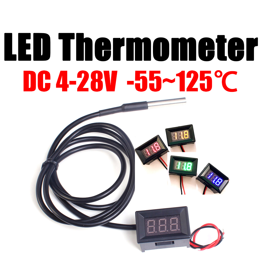 Ds18B20 - Thermomètre numérique LED DC 12V 24V