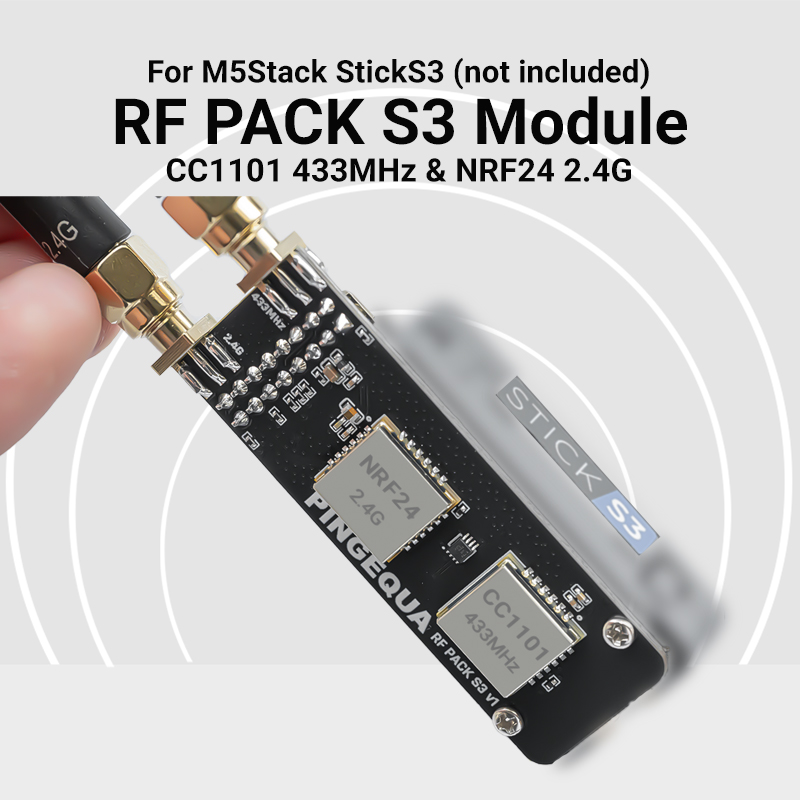 Nrf24L01 - Module double bande M5Stack StickS3 CC1101