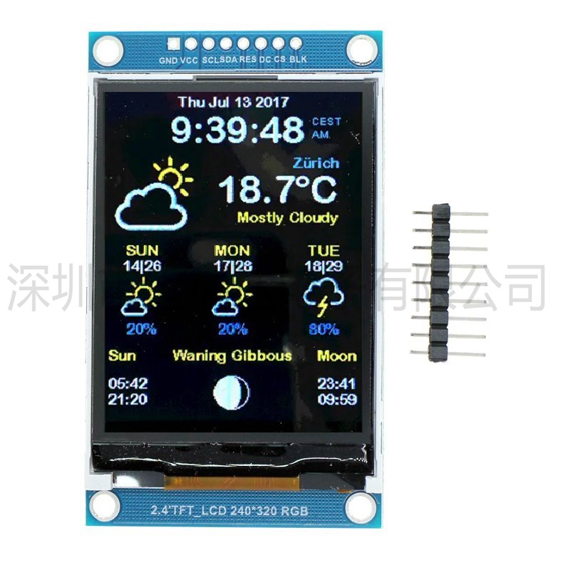 Ili9341 - Module LCD SPI série 2,4 pouces