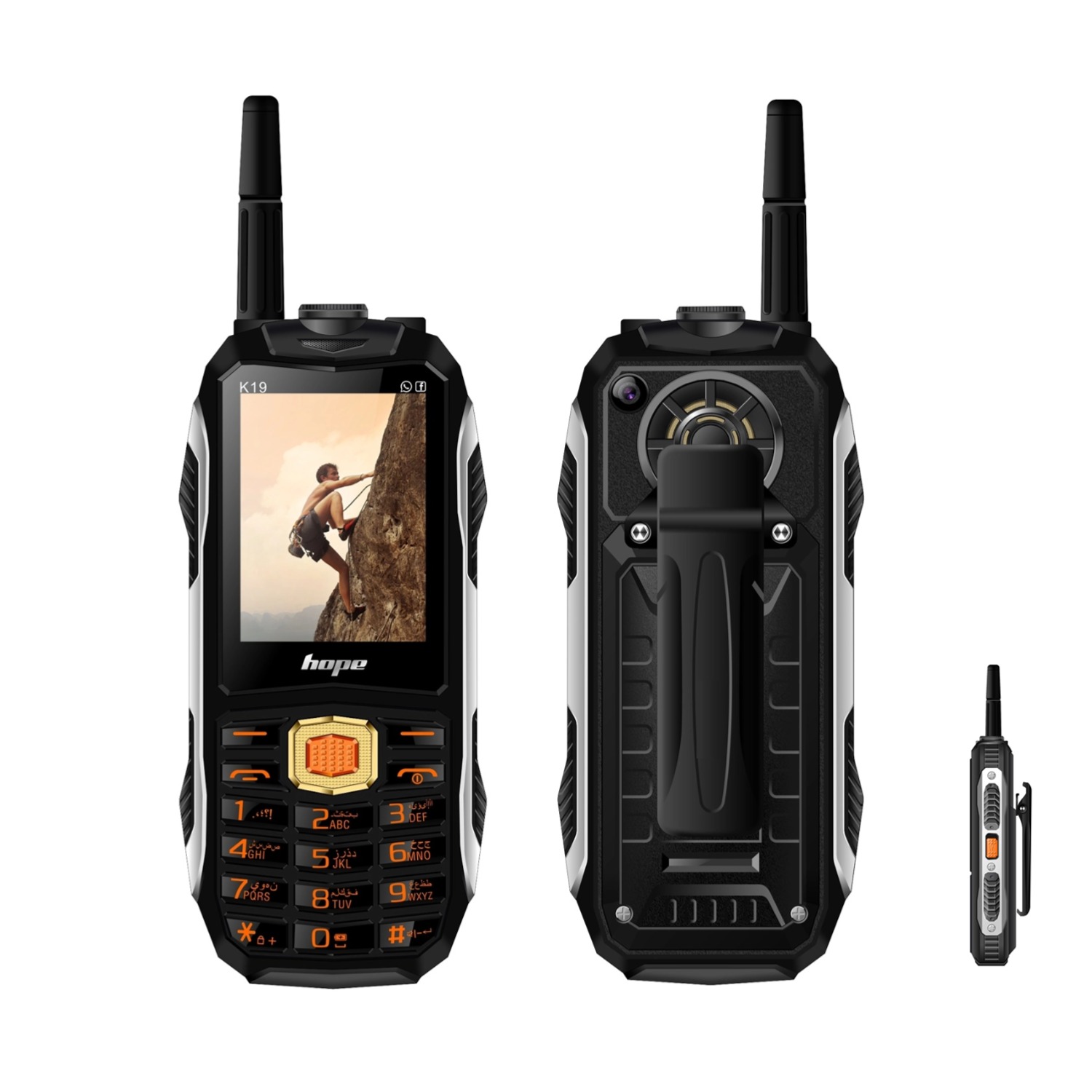 Tft Display 2.4 - Fonctionnement robuste téléphone 4 SIM grande