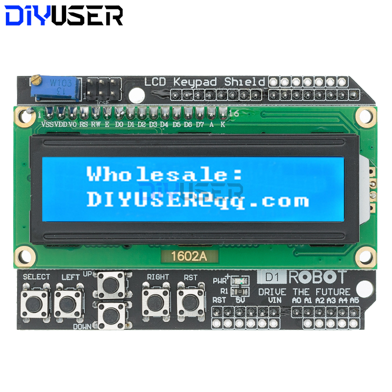DIYUSER 1602 LCD Keypad Shield - Lcd 1602 avis et prix