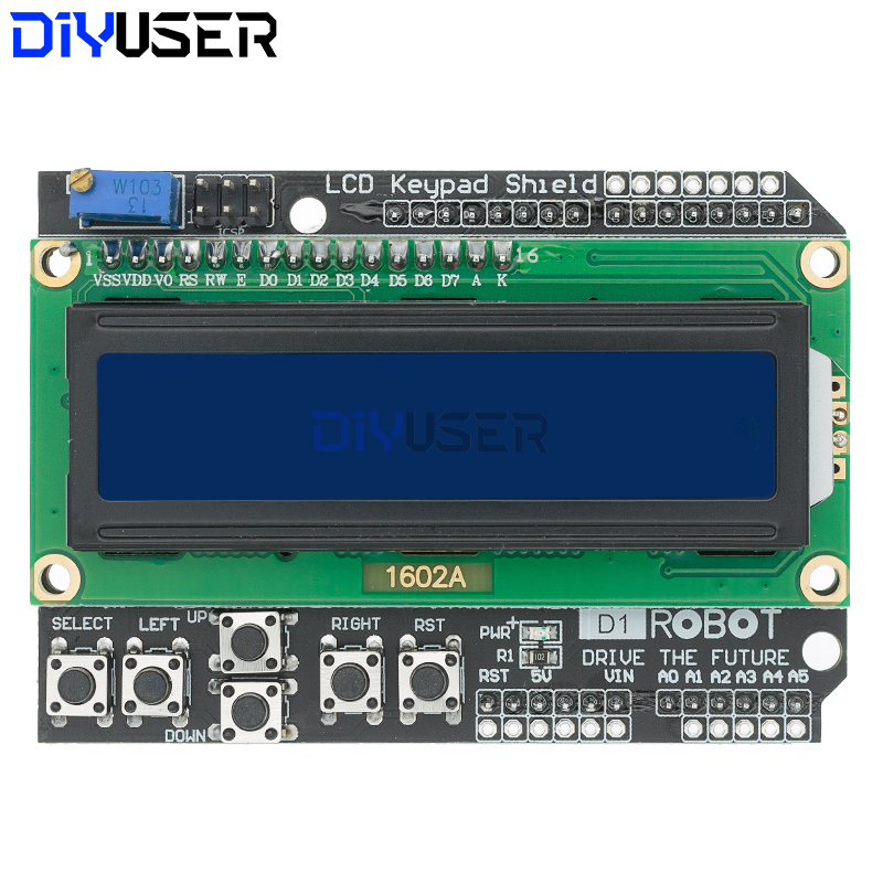 DIYUSER 1602 LCD Keypad Shield - Lcd 1602 avis et prix