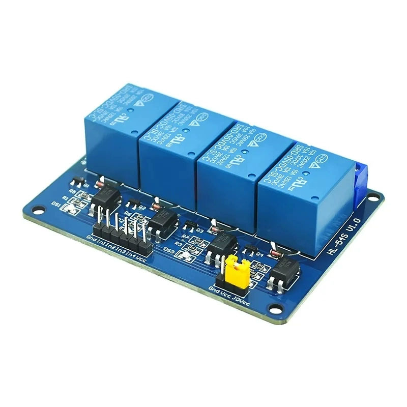 Module de relais 5V 1 2 4 6 8  - Relay Module 4 Channel avis et prix