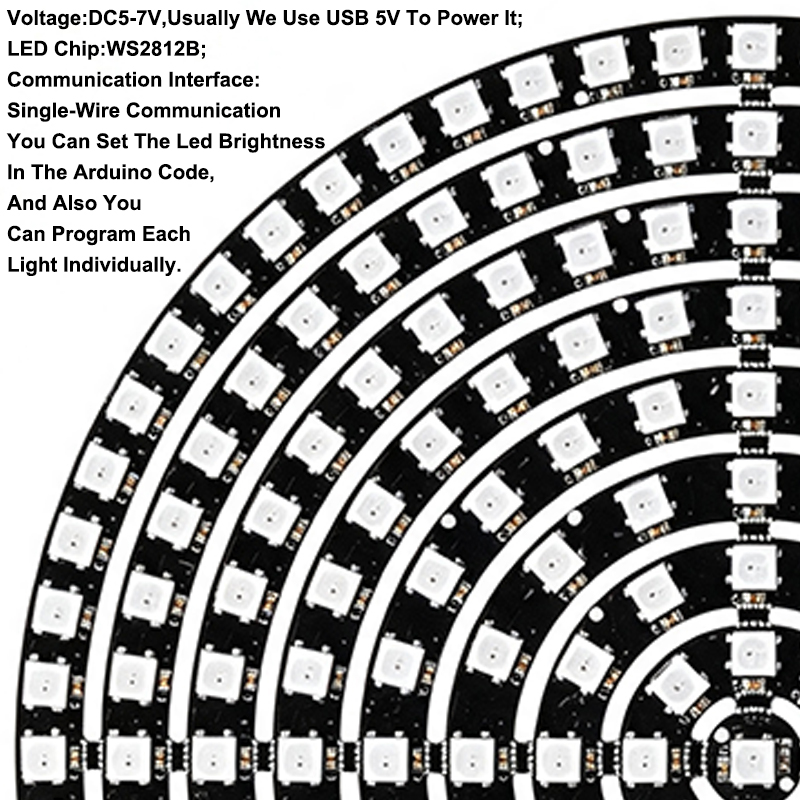 Anneau LED intelligent SMD5050 - Ws2812B avis et prix