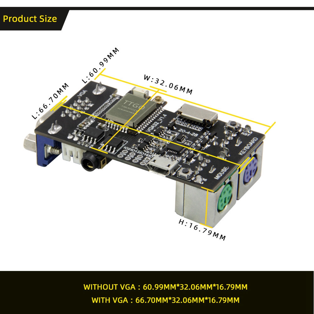 FabGL-Contrôleur VIncome 32 VG - Joystick Module avis et prix