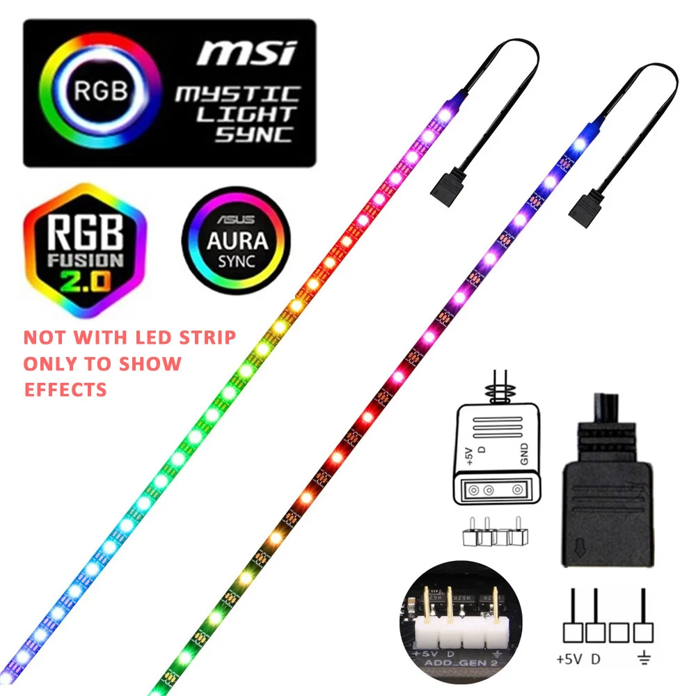 Contrôleur SATA Molex RGB 5V 3 - Ws2812B Strip 5V avis et prix