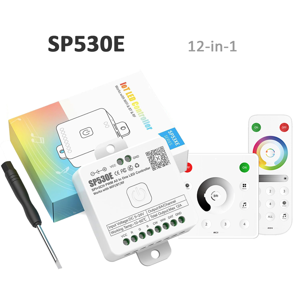 Contrôleur LED Wifi Bluetooth  - Ws2812B Strip 5V avis et prix