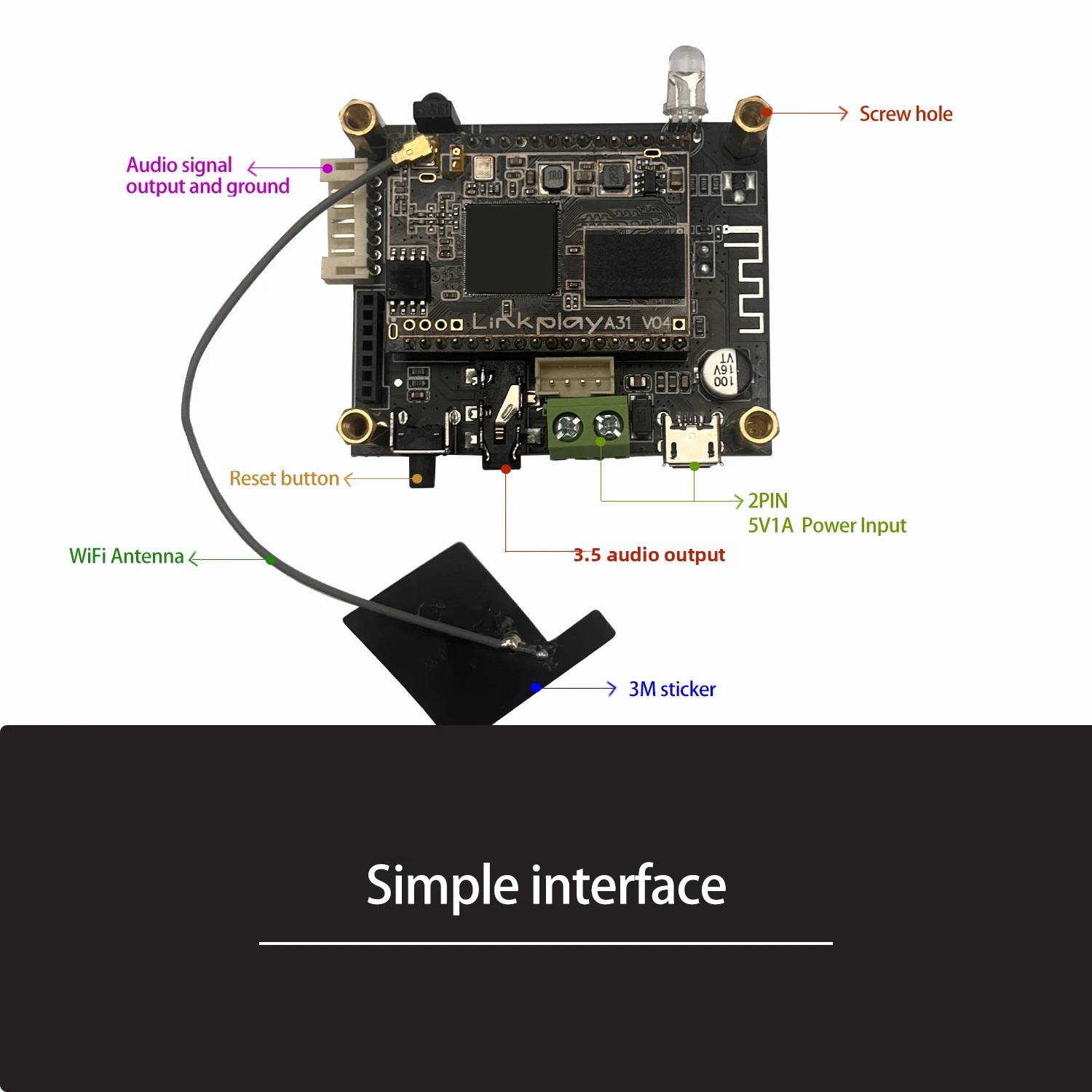 D10 WiFi et Bluetooth 5.0 Modu - Microphone Module avis et prix