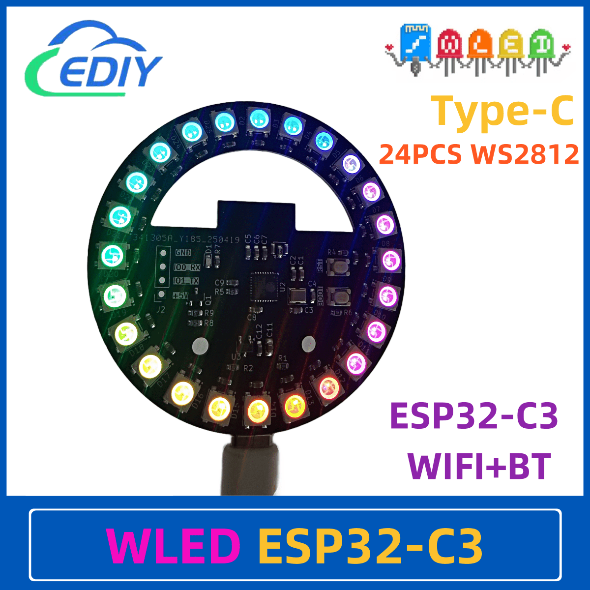 WLED ESP32-C3 carte de dévelop - Ws2812B avis et prix