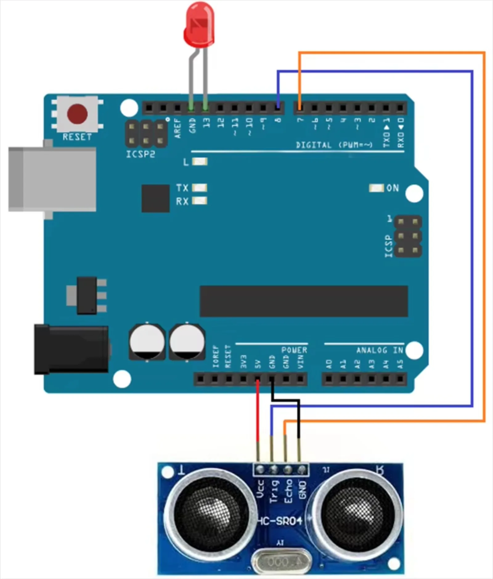 Kit de capteur à ultrasons HC- - Ultrasonic Sensor Hc-Sr04 avis et prix