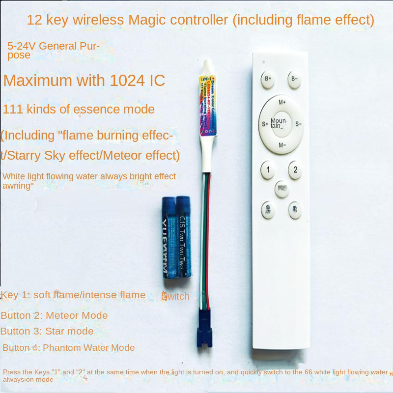 Contrôleur de flamme fantaisie - Ws2812B Strip 5V avis et prix