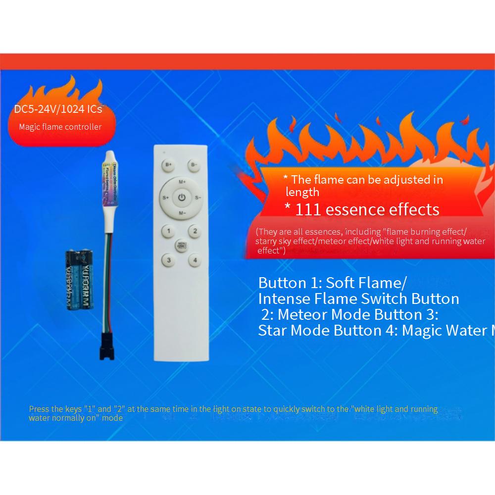 Contrôleur de flamme fantaisie - Ws2812B Strip 5V avis et prix